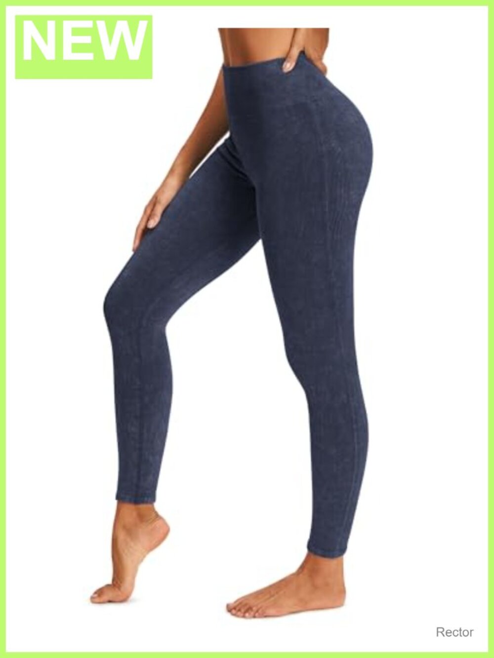 Womens Seamless High Waist Yoga Leggings Ribbed Athletic Workout